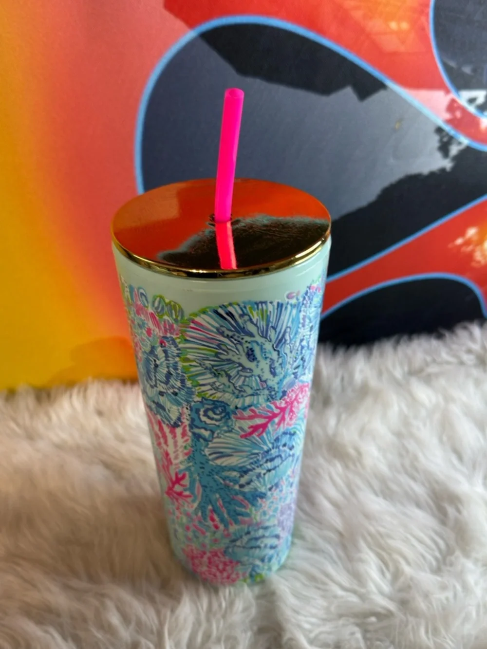Lilly‎ Pulitzer NEW Spashdance Tumbler 24 Oz (TXAUP)